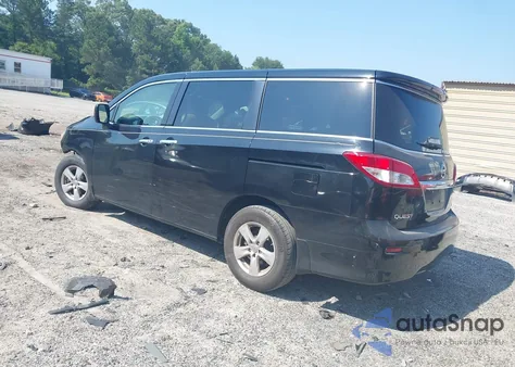 2013 Nissan Quest Sv from USA, damaged, VIN JN8AE2KP2D9065658